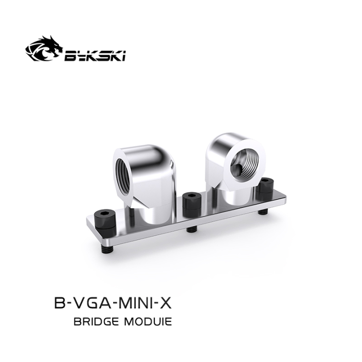 Bykski GPU Block Bridge Module With Dual 90 Degree Rotating