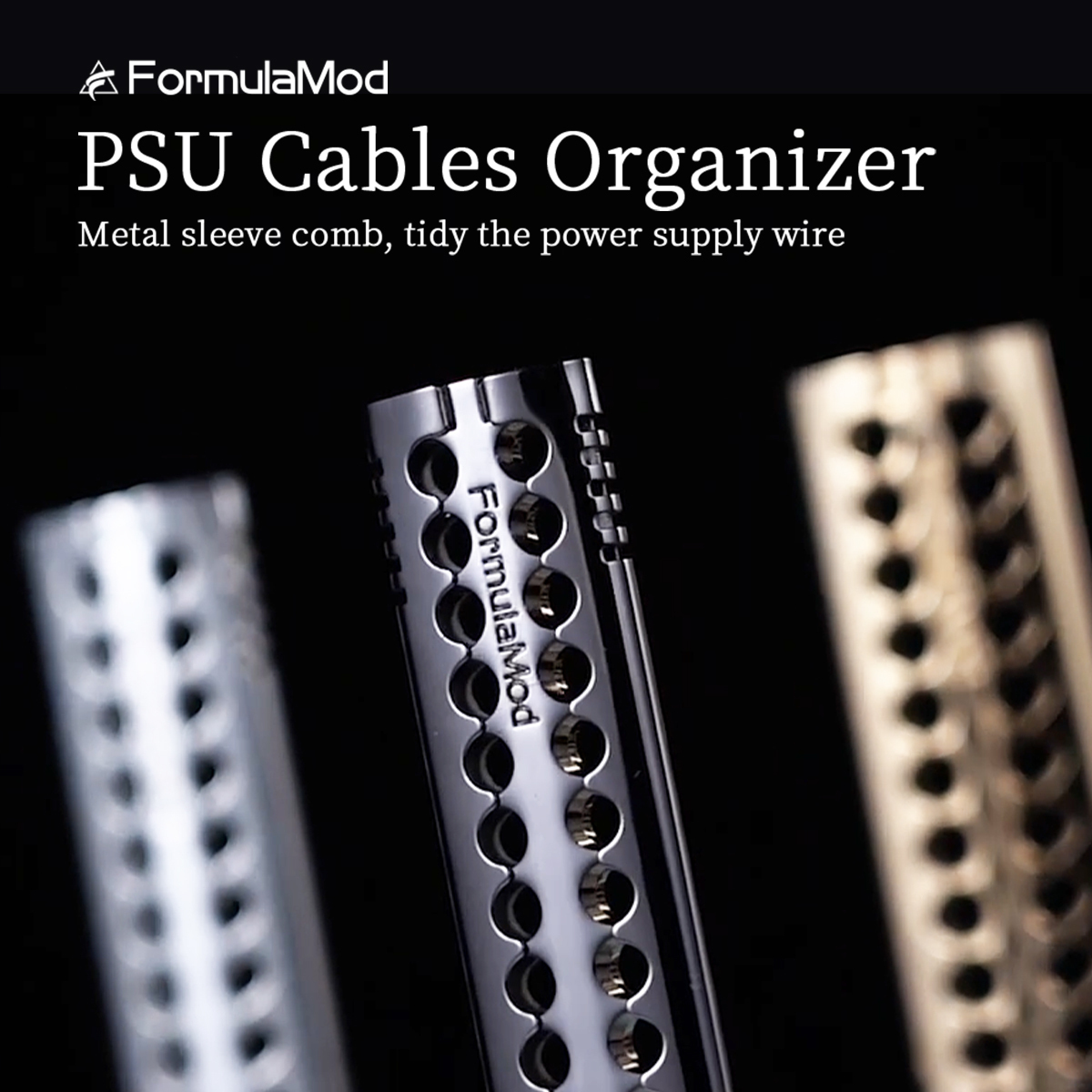 FormulaMod Cable Metal Comb, Copper Organizer Cable Management Tool For ...