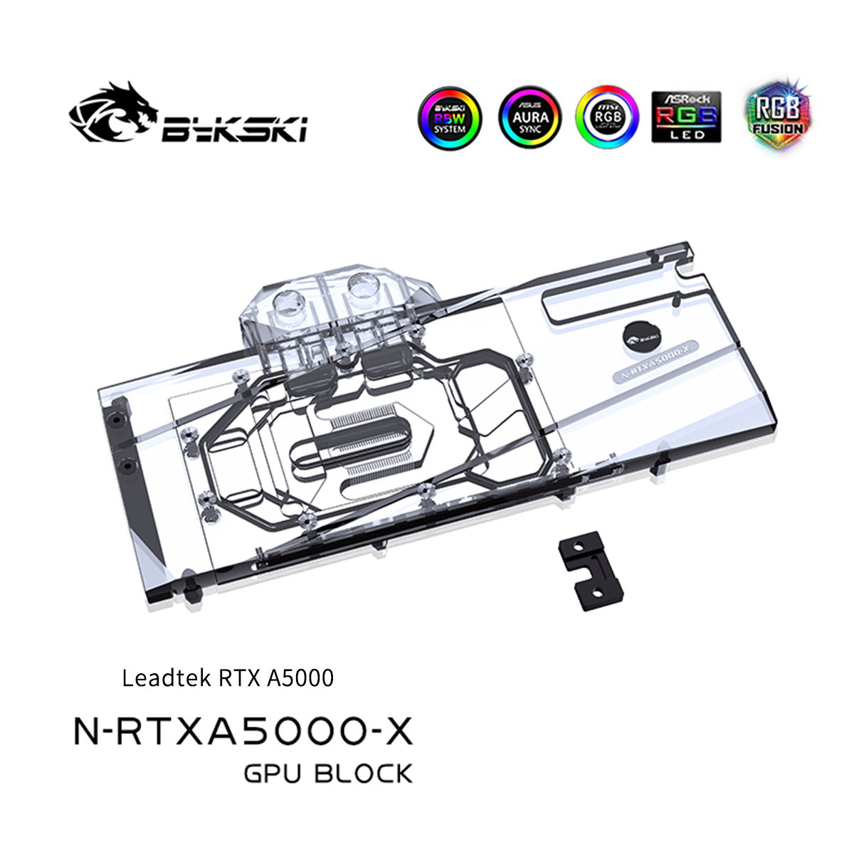 Granzon Advanced GPU Water Cooling Kit With Bykski GPU Block/PWM DDC