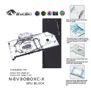 Bykski GPU Water Block For EVGA RTX 3080/3080Ti XC , Full Cover With Backplate PC Water Cooling Cooler, N-EV3080XC-X Bykski GPU Water Block For EVGA RTX 3080/3080Ti XC , Fu | FormulaMod