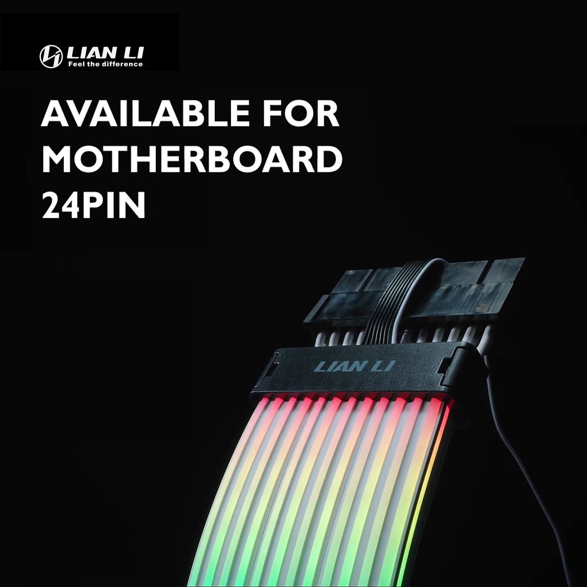Lian Li Strimer Plus V2, Addressable 5v A-RGB Power Extesion