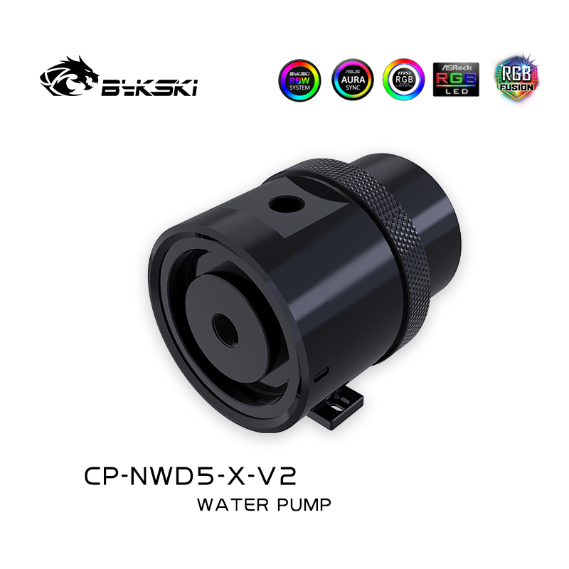 Bykski D5 PWM Water Cooling Pumps, Maximum Flow 1100L/H, Maximum