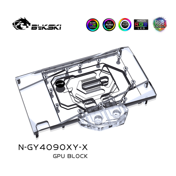 Gnorium Water Cooling GPU Block for GALAX RTX 4080 N-GY4080XY-X