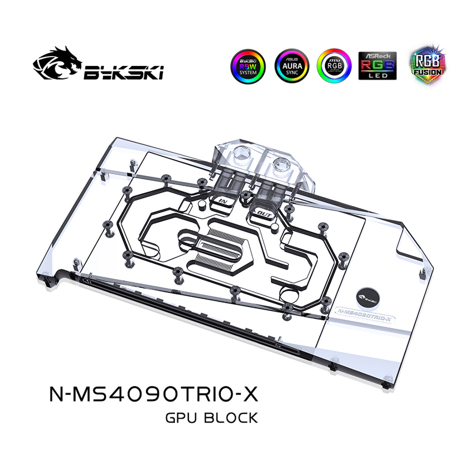 ✨ ピスケ✨ Bykski Granzon RTX4090/4080/4070 Graphics Card Water Cooling