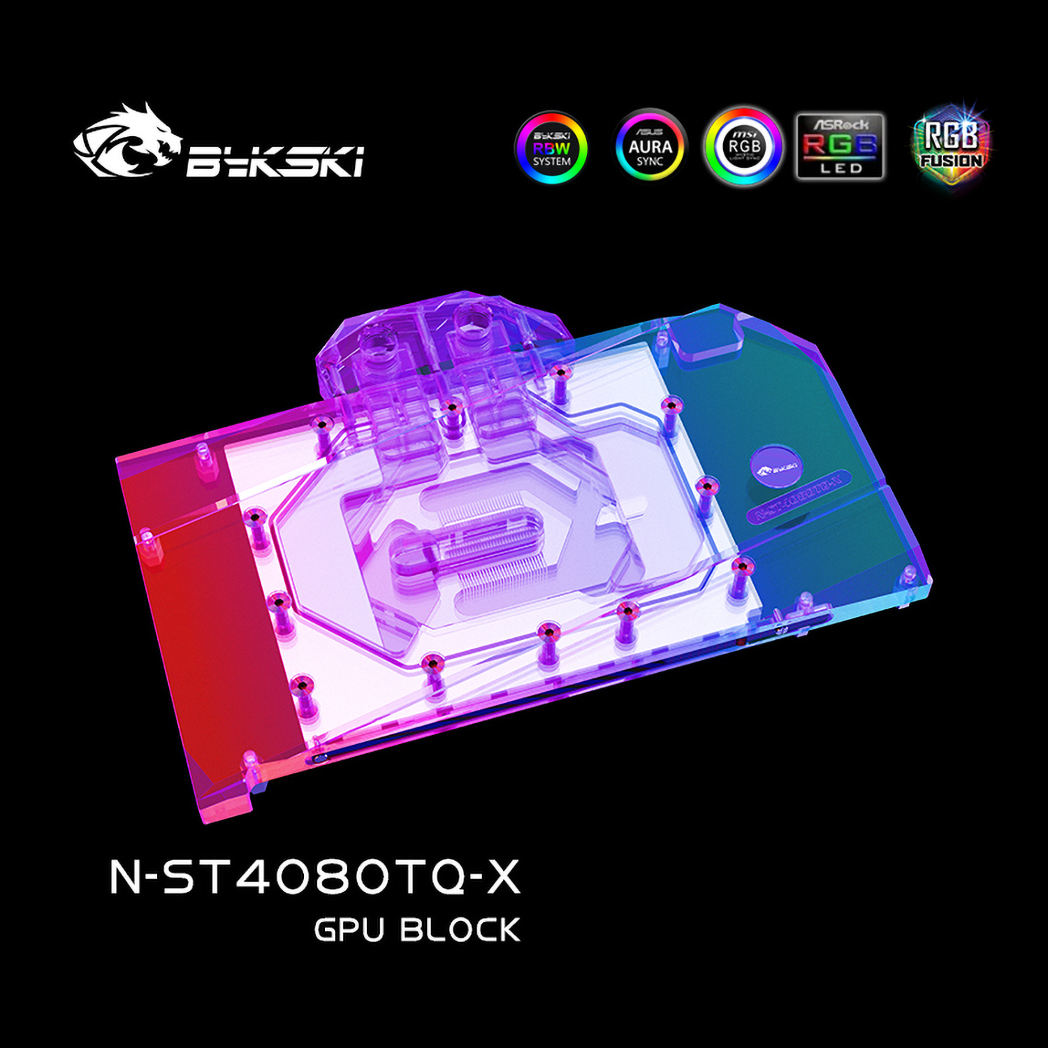 Bykski GPU Water Block For Zotac RTX 4080 Apocalypse / AMP Extreme