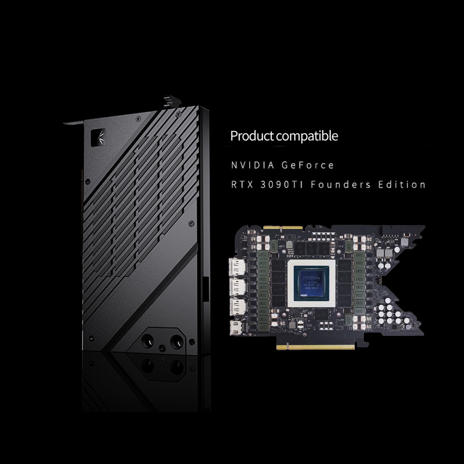 Granzon Full Armor GPU Block For Nvidia RTX 3090Ti Founders