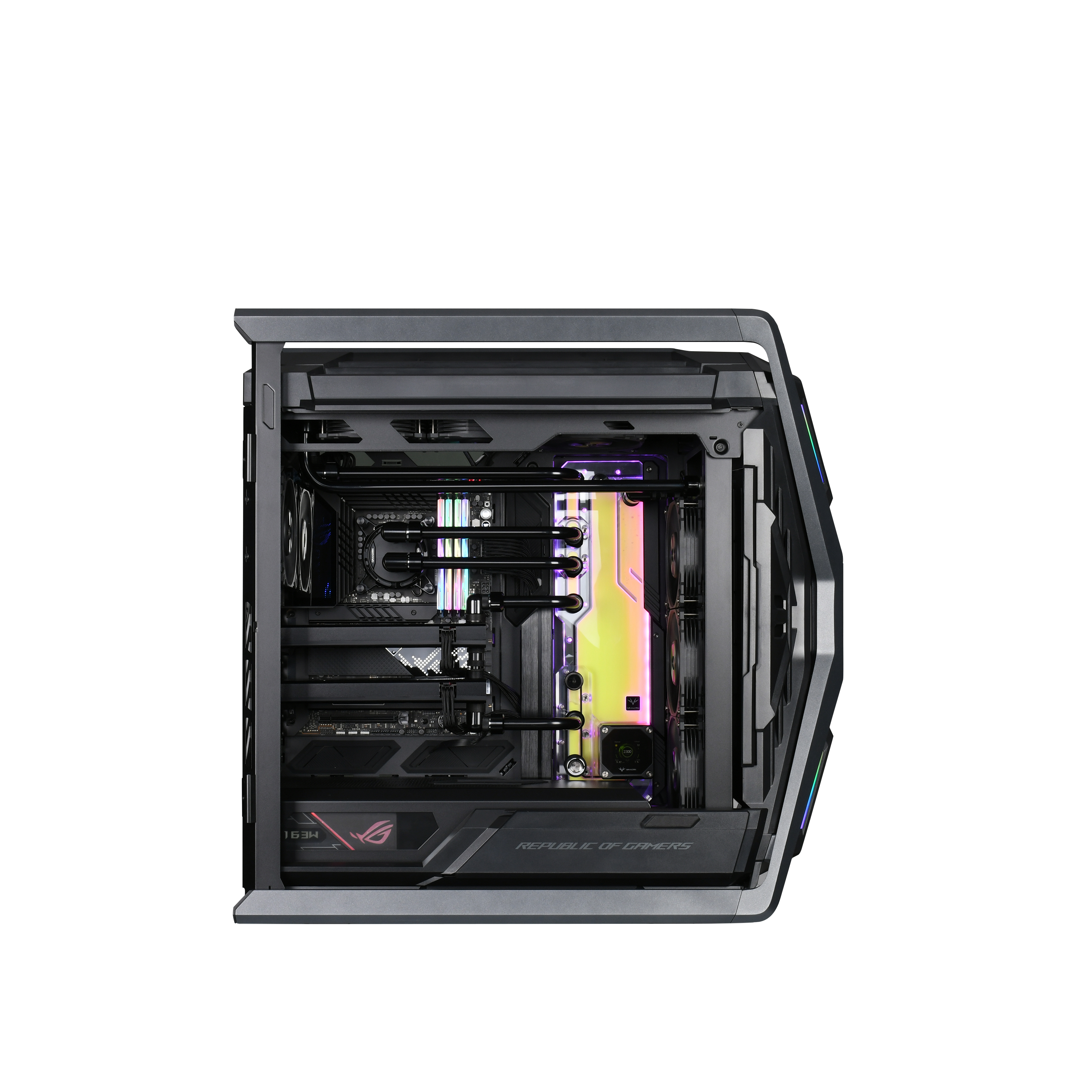 Asus E-ATX ROG GR701 Hyperion Tower Case Black