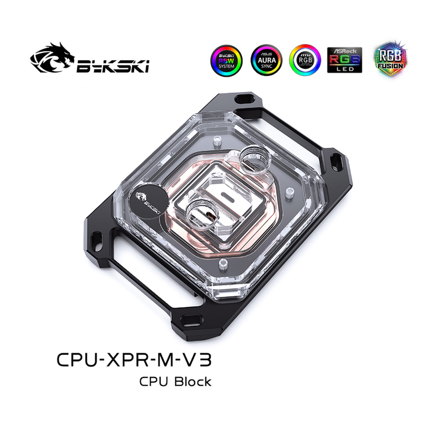 Bykski CPU Water Block For Intel LGA115X 1700 / AMD AM4 AM5