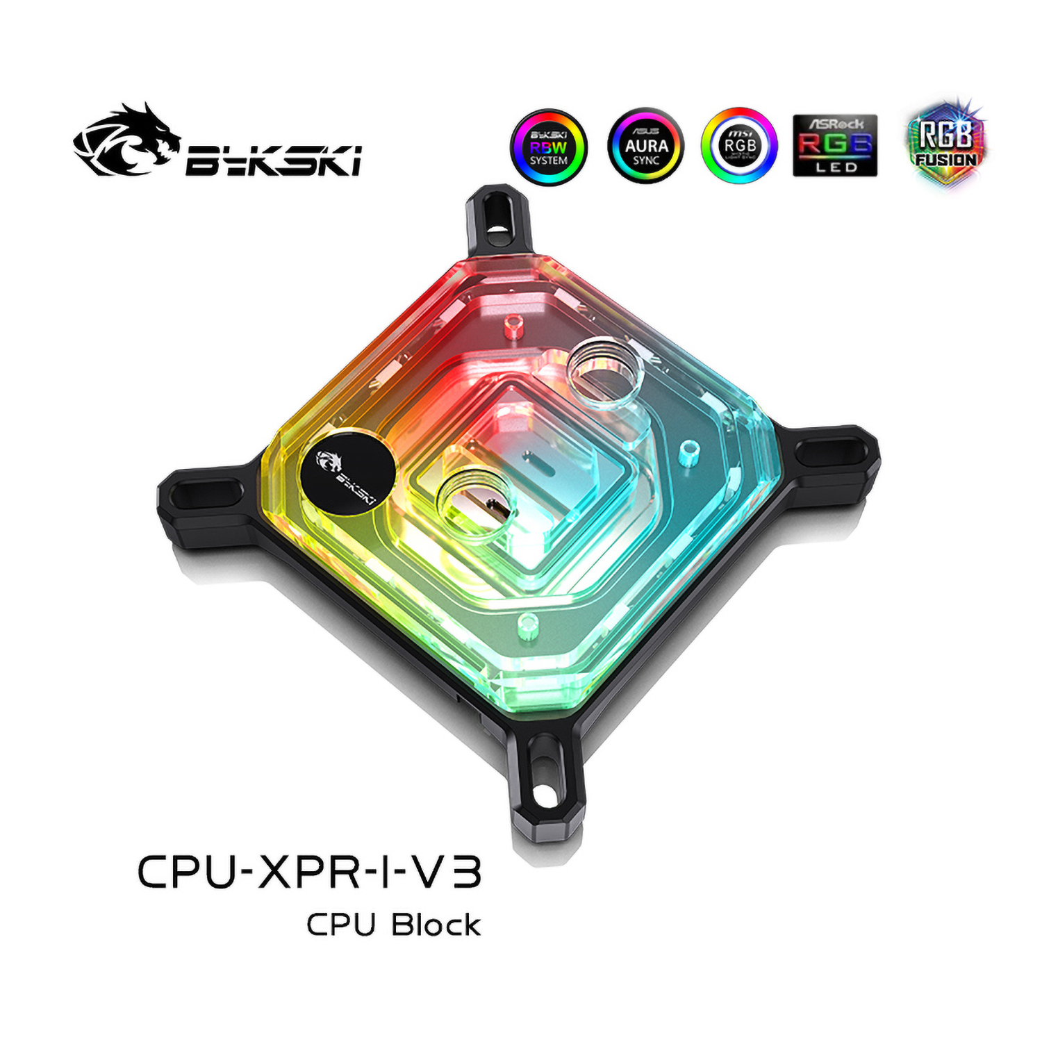Bykski CPU-XPR-DDC-M CPU Water Cooling Block / Pump Combo - Black