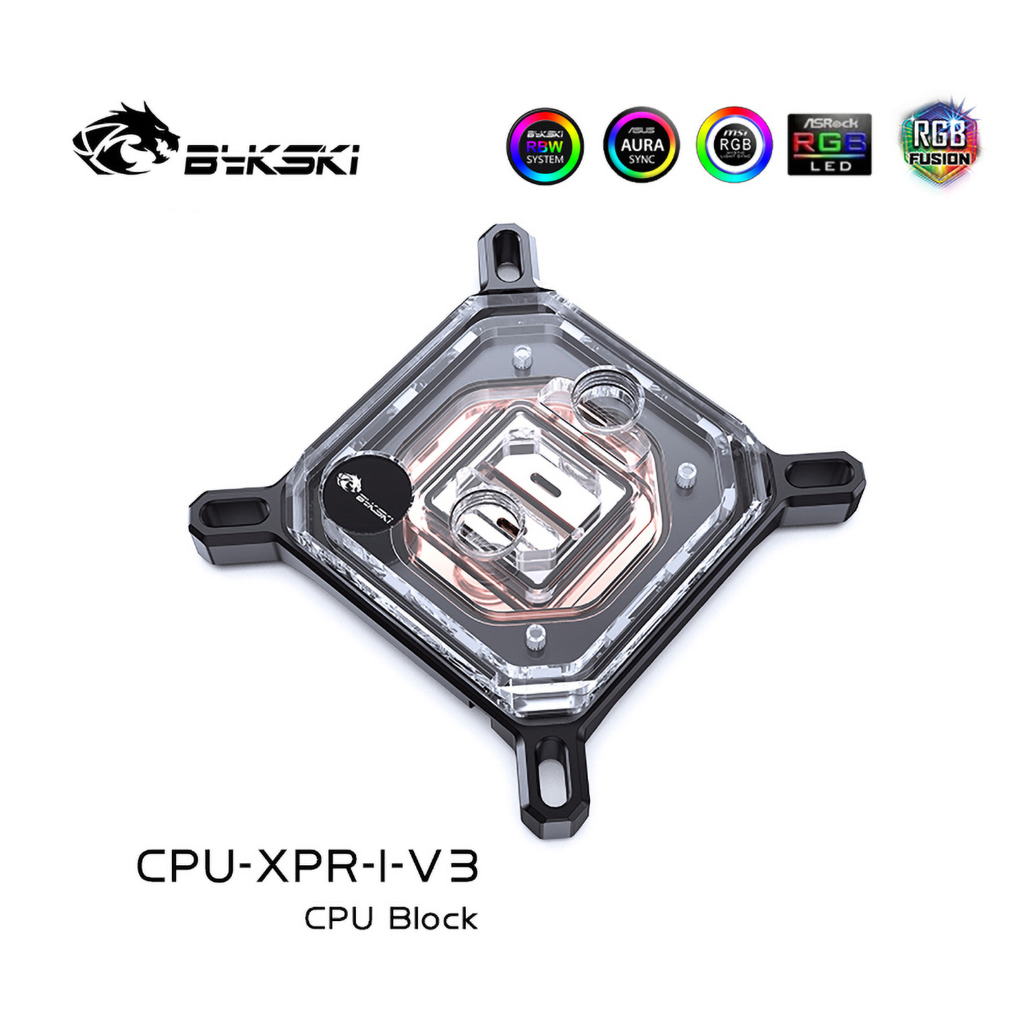 Bykski CPU-XPR-V3 Intel LGA1700 AMD AM5 Block