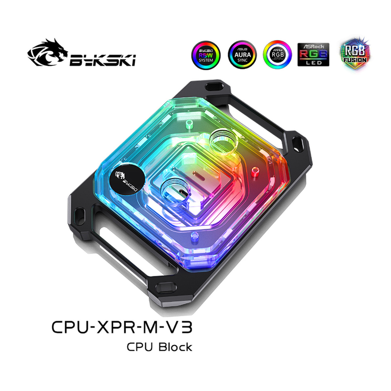 Bykski CPU Water Block For Intel LGA115X 1700 / AMD AM4 AM5