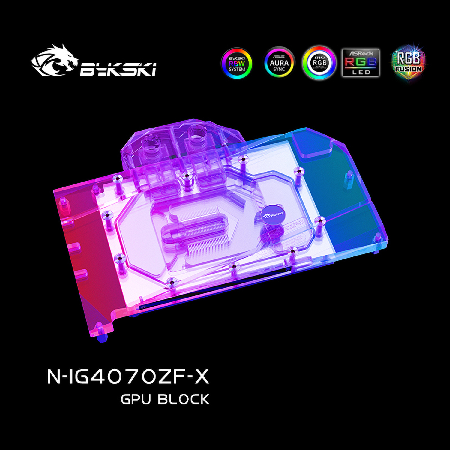 Bykski N-IG4070ZF-X Colorful 4070 Battle-AX Block