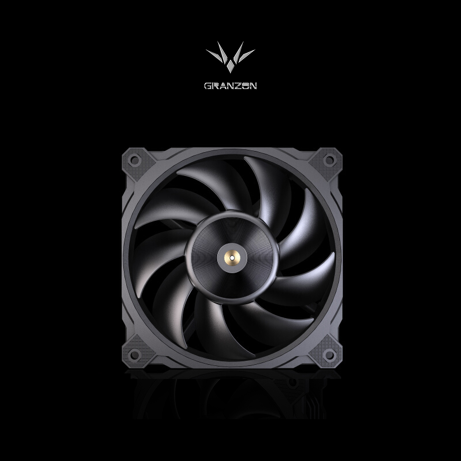 Granzon High Air Volume PWM Cooling Fan, 3000 RPM Double Ball Water Cooling Supercharged 120mm Cooler, at formulamod sale