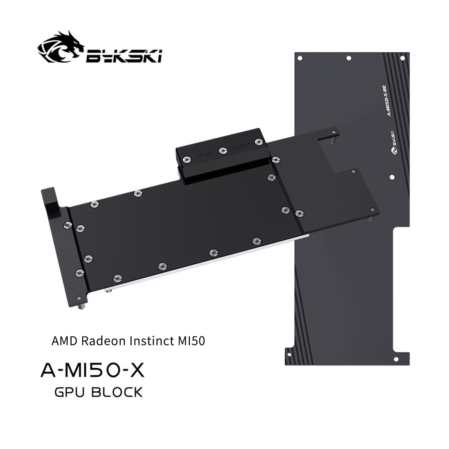 Bykski GPU Block For AMD Radeon Instinct MI50, High Heat