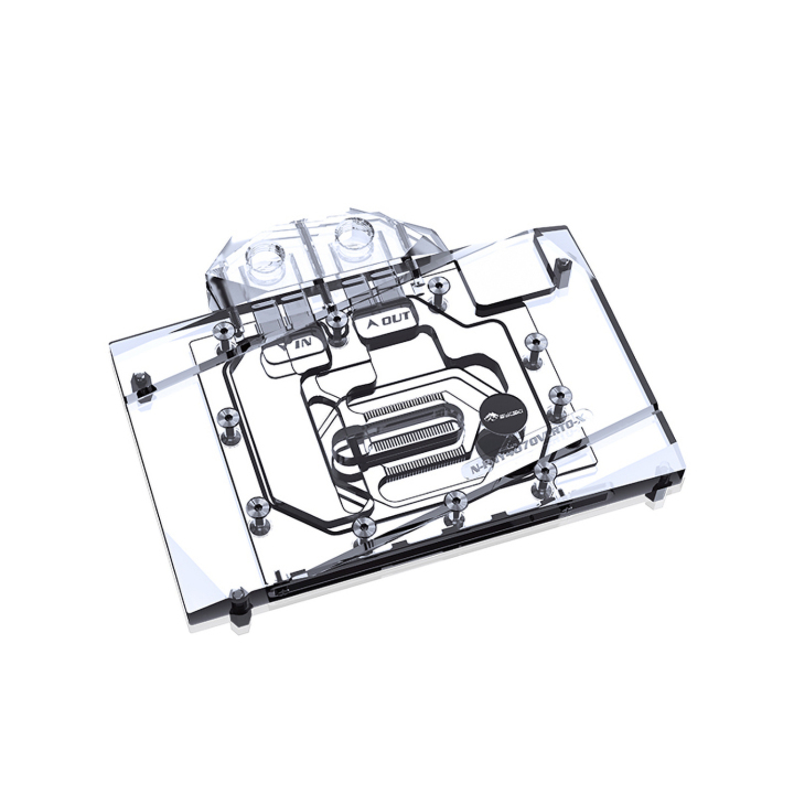 Bykski CPUブロック + rtx 4070 ブロック Bykski N-PNY4070VERTO-X PNY RTX 4070 VERTO Block