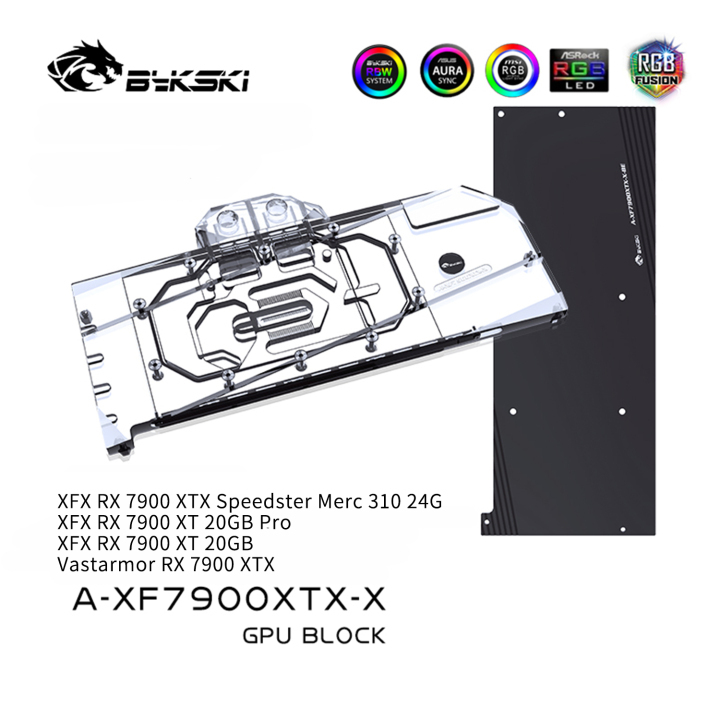 Bykski A-XF7900XTX-X XFX 7900 XTX Merc 310