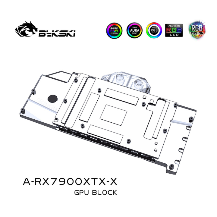 Bykski A-RX7900XTX-X AMD RX 7900 XTX Reference Block
