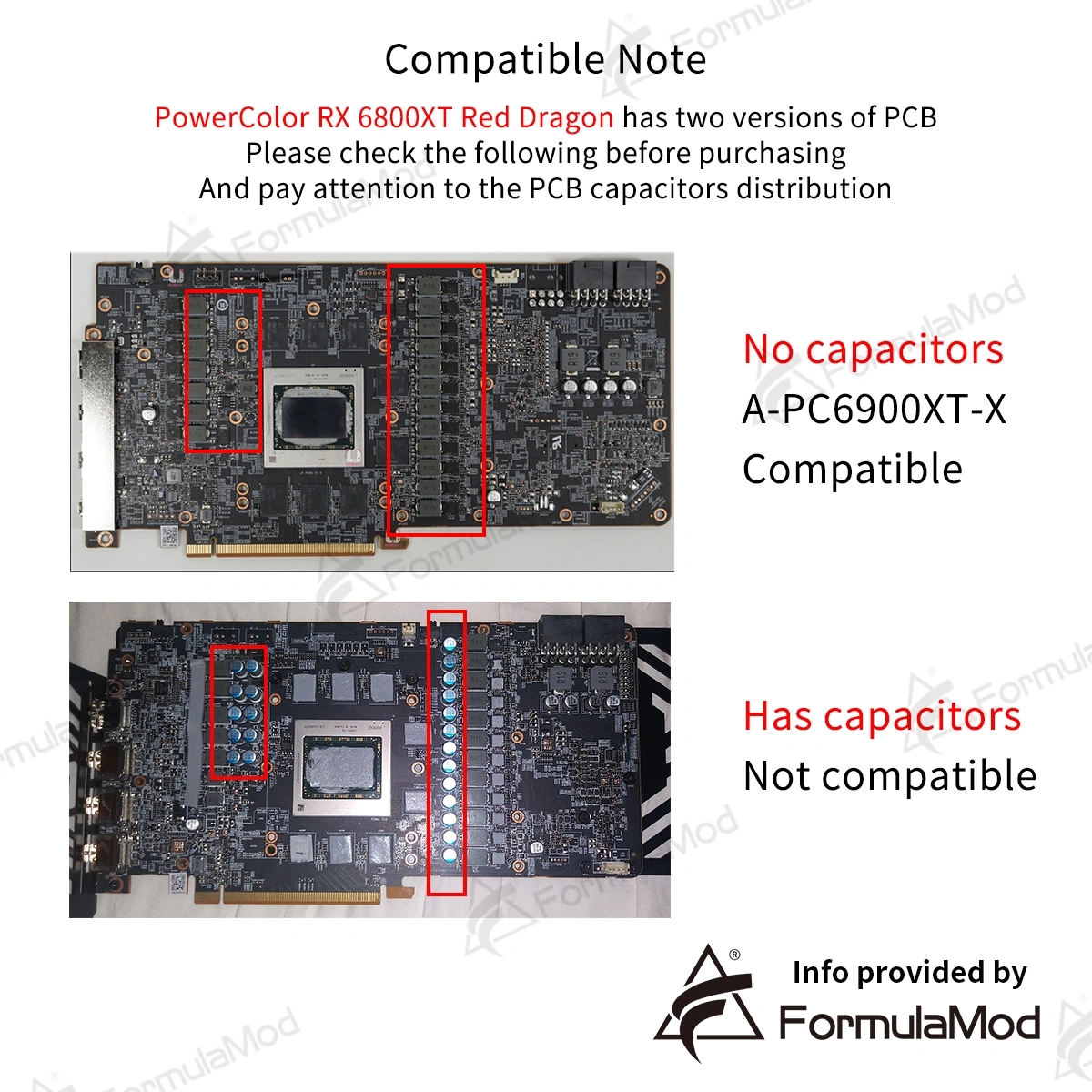 Bykski GPU Water Block For Powercolor RX 6900XT/6800XT Red Devil