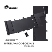 Bykski GPU Block For Nvidia Tesla A100 80GB / A800 80GB, High Heat Resistance Material POM + Full Metal Construction, Wi Bykski GPU Block For Nvidia Tesla A100 80GB / A800 80GB | FormulaMod