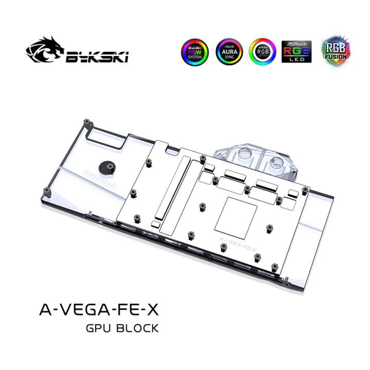 Bykski GPU Water Block For AMD RX VEGA 64 / 56 Founder