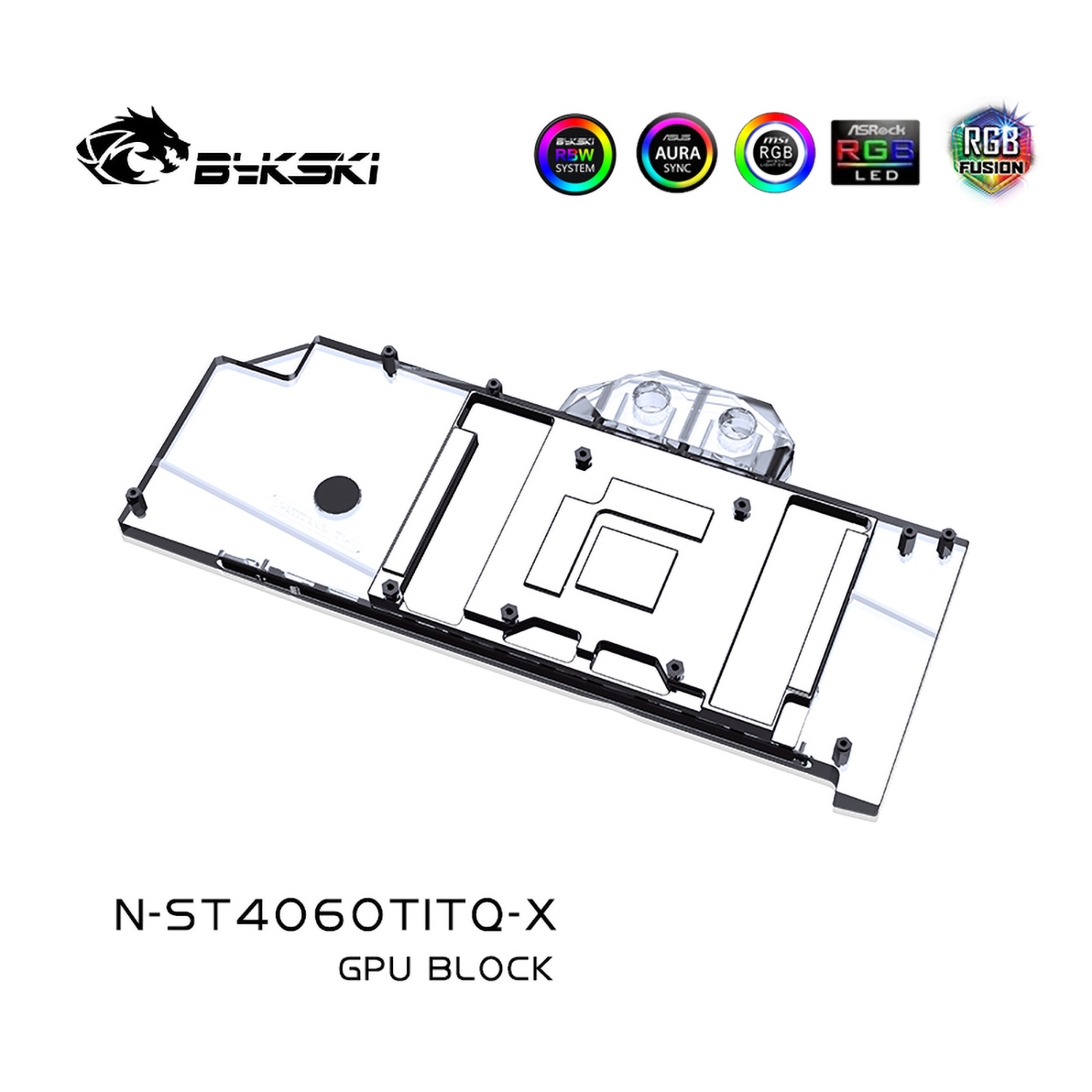 Bykski GPU Water Block For Zotac RTX 4060 Ti Apocalypse OC Bykski GPU Water Block For Zotac RTX 4060 Ti Apocalypse OC