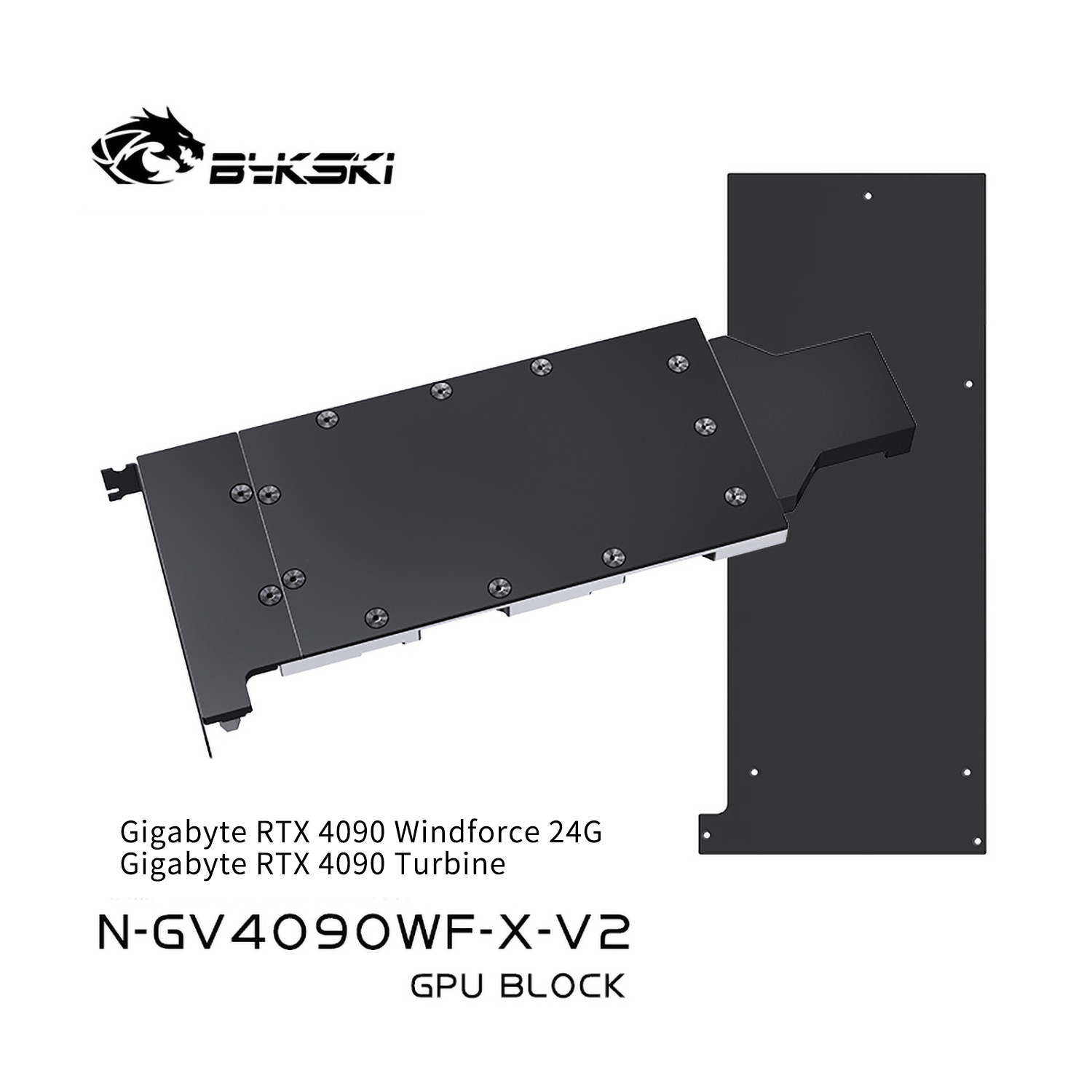 Bykski N-GV4090WF-X-V2 Gigabyte RTX 4090 Windforce/Turbo