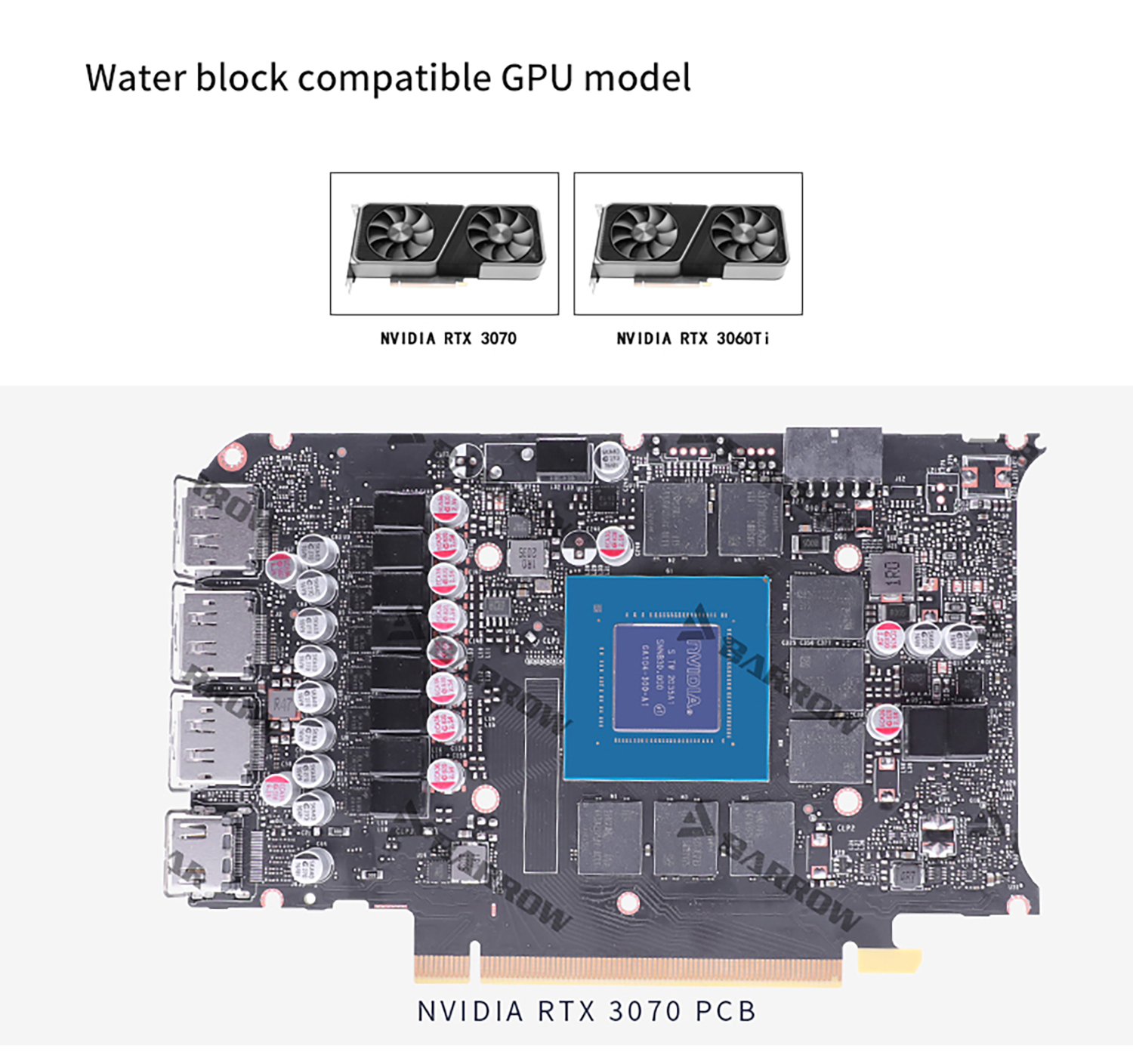 グラフィックボード・グラボ・ビデオカード Water block rtx 3060 ti Amazon.co.jp: Bykski グラフィックカード用GPUウォーター