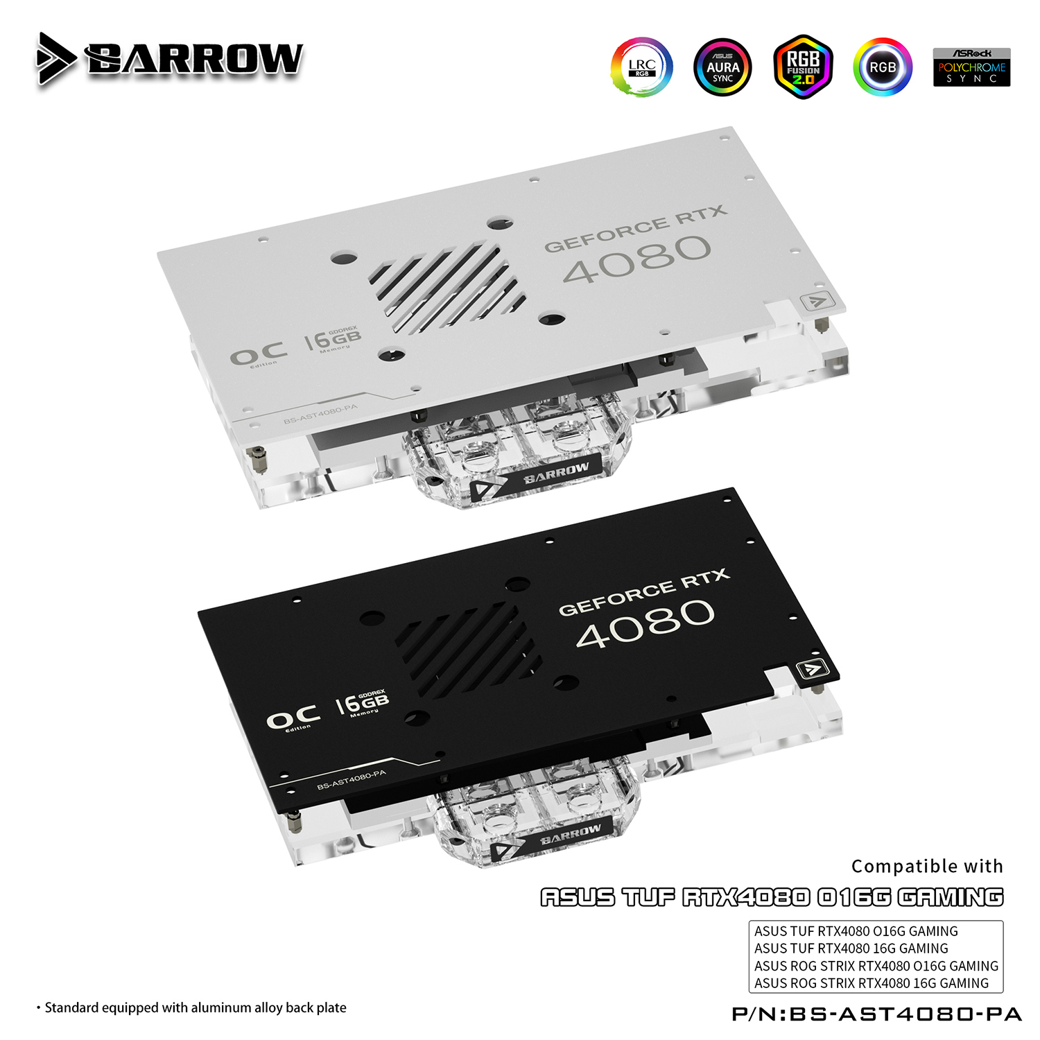 Barrow BS-AST4080-PA ASUS TUF ROG Strix RTX 4080