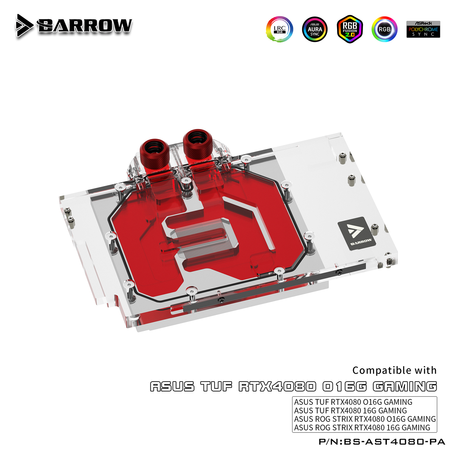 Barrow BS-AST4080-PA ASUS TUF ROG Strix RTX 4080