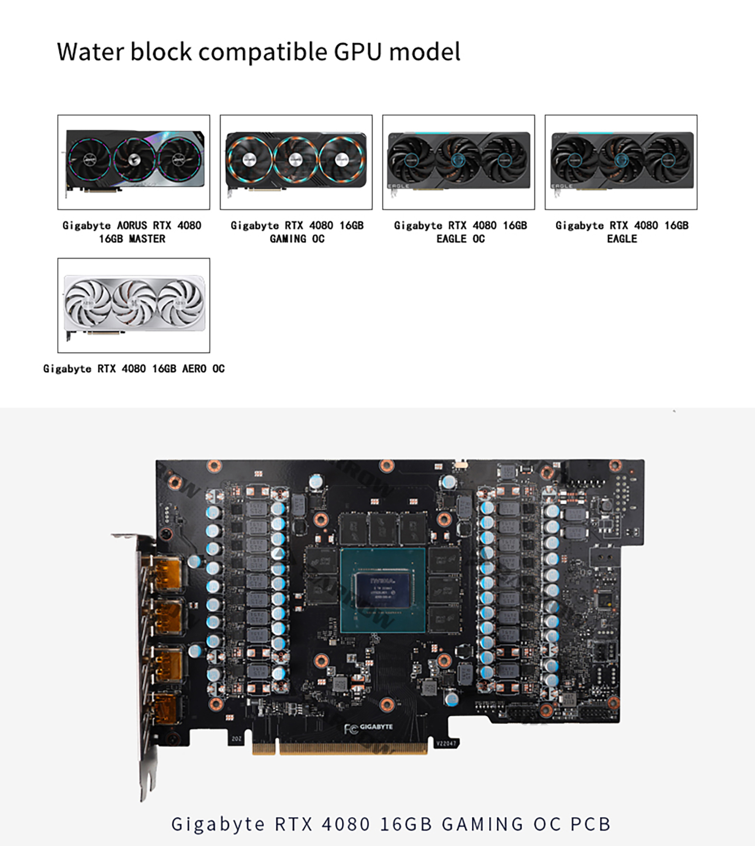 Barrow Gigabyte Rtx 2060 Super Waterblock Aorus Water Block Barrow