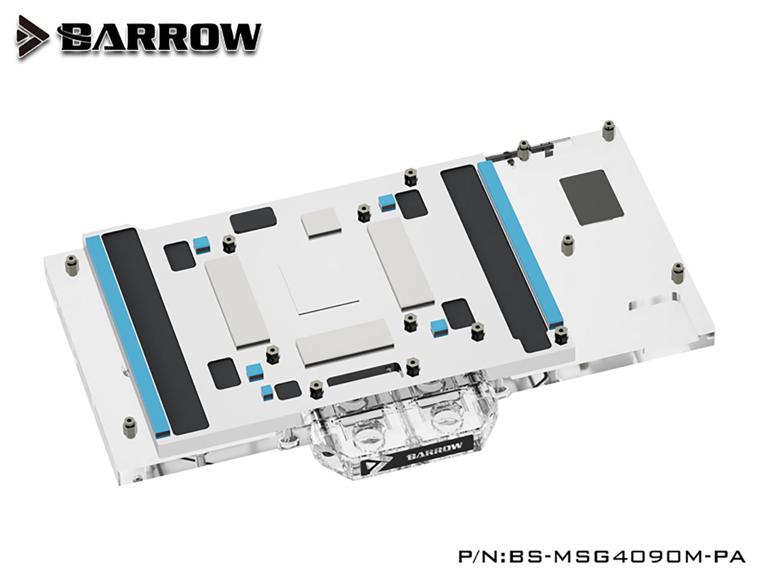 Barrow GPU Water Block For MSI RTX 4090 Suprim X 24G/Suprim 24G/Gaming X Trio 24G, Full Cover With Backplate PC Water Cooling Cooler, BS-MSG4090M-PA Barrow GPU Water Block For MSI RTX 4090 Suprim X 24G/Suprim 24G/Gaming X Trio 24G, Full Cover With Backplate PC Water Cooling Cooler, BS-MSG4090M-PA