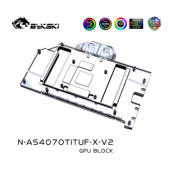 Bykski GPU Water Block For Asus TUF / Dual RTX 4070 Ti