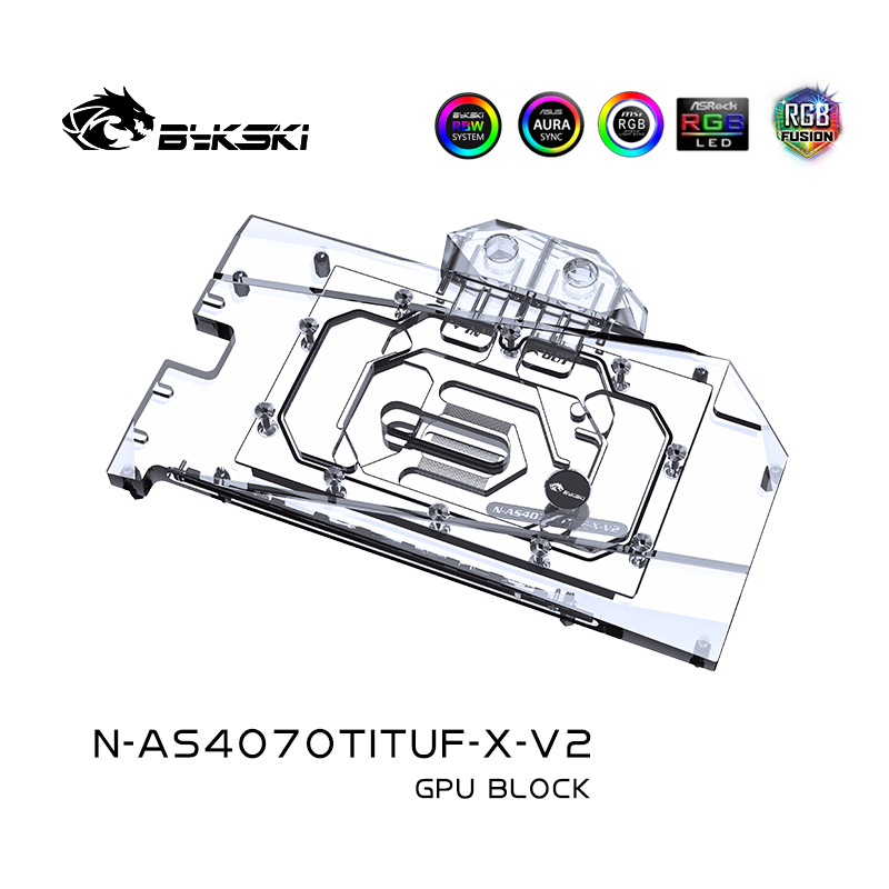 Bykski GPU Water Block For Asus TUF / Dual RTX 4070 Ti | FormulaMod