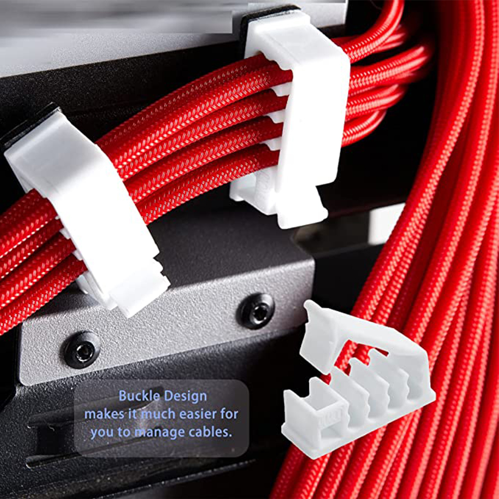 Computer Wire Management Clips Cable Clips Pc Wire Organization Computer Case 10Pcs Cable Management ...