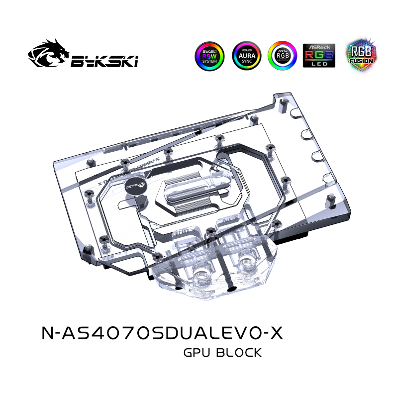 Bykski GPU Water Block For ASUS RTX 4070 SUPER EVO, Ful | FormulaMod