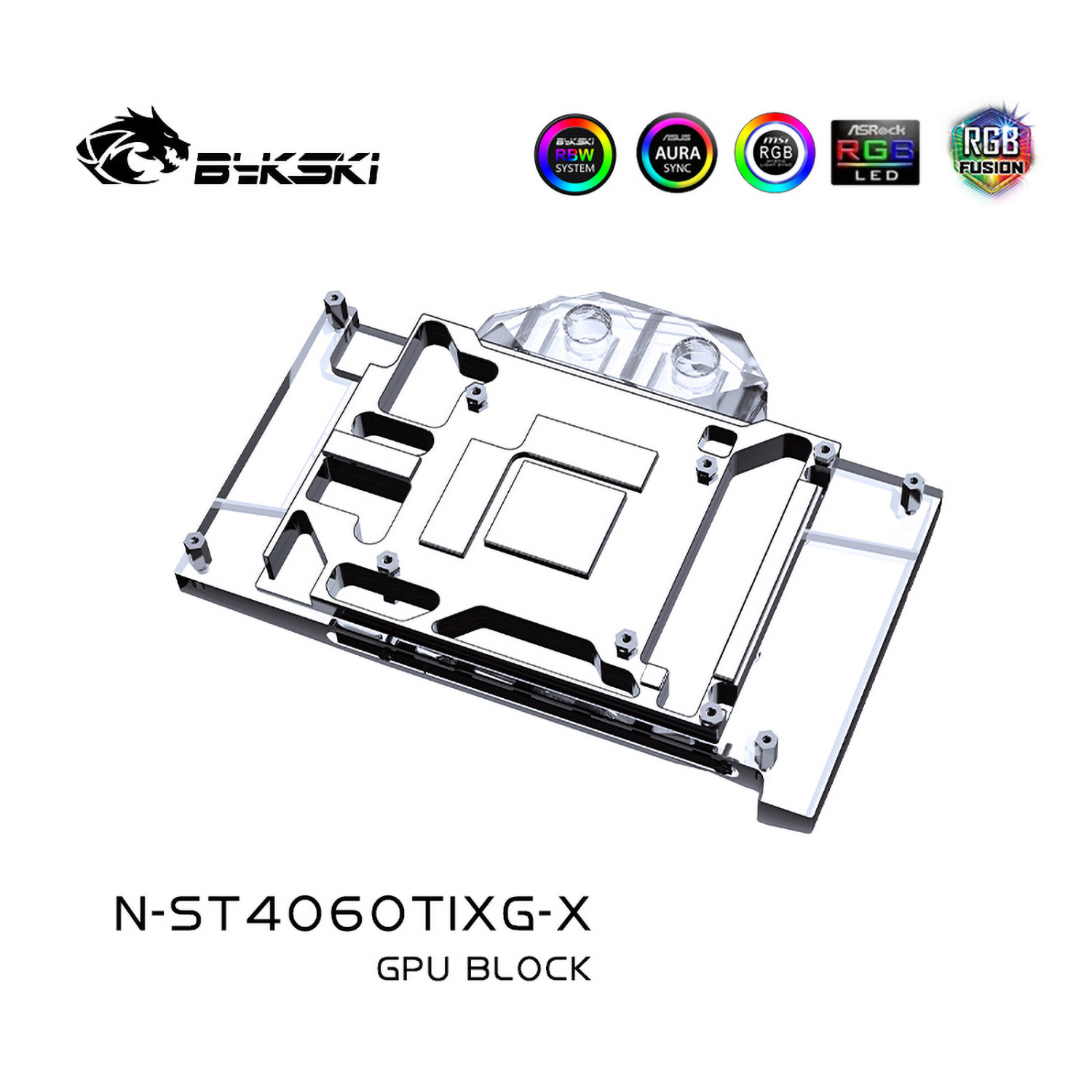 その他 Bykski N-MX4090TB-X waterblock Bykski N-ST4060TIXG-X Zotac RTX 4060 Ti X-Gaming OC