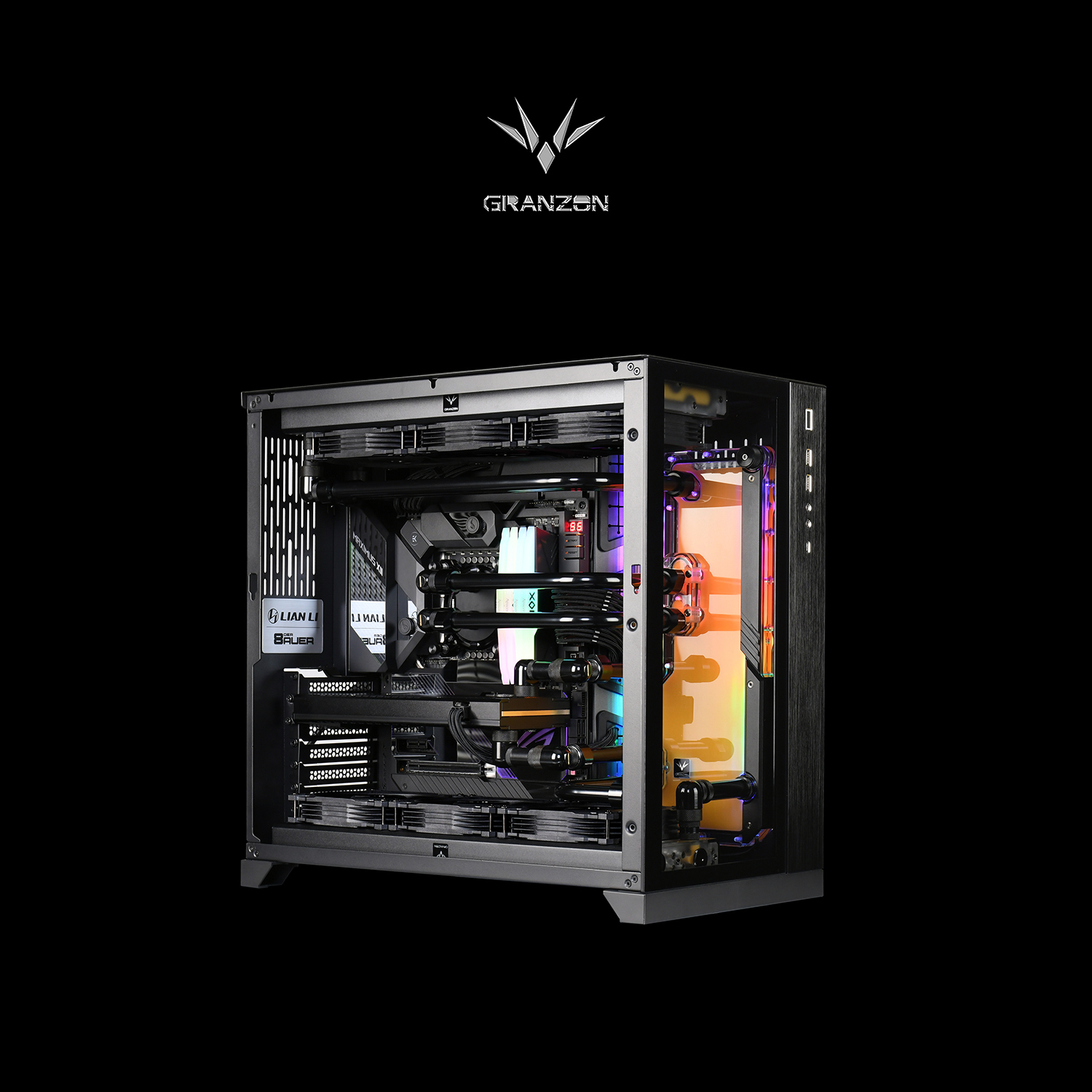 Granzon Advanced Distro Plate For Lian Li Bauhaus O11 Case