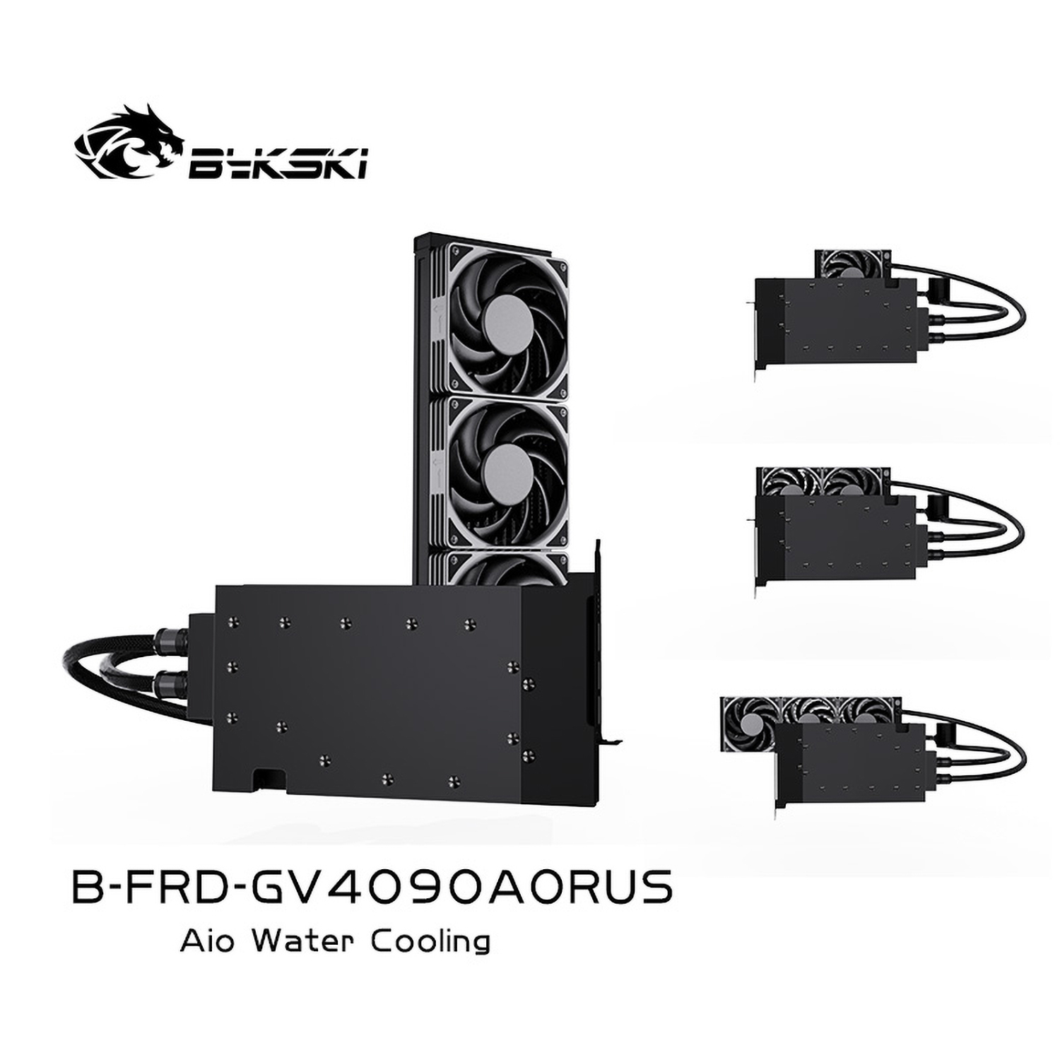 Bykski All-in-one GPU water cooling, For GIGABYTE RTX 4090, Water