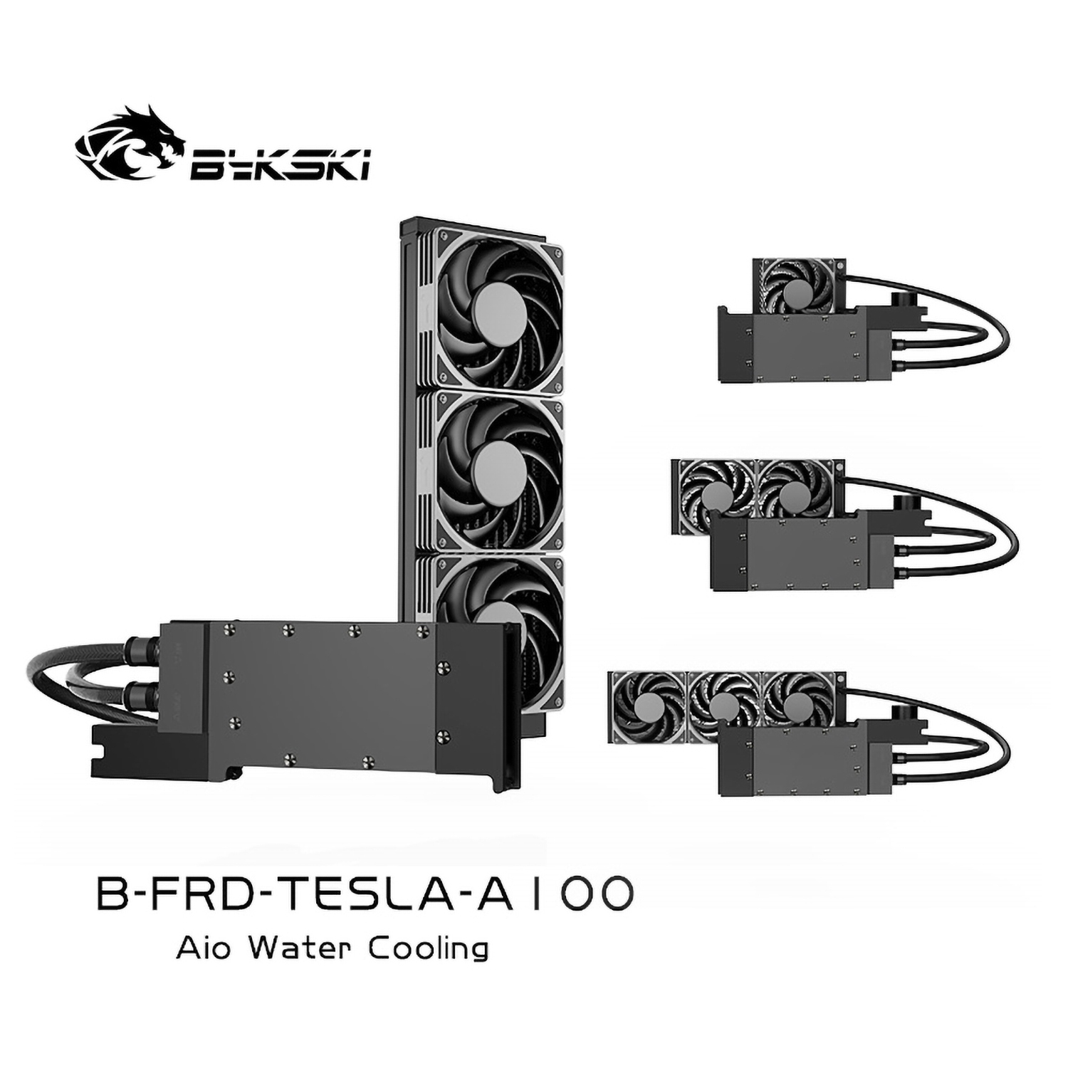Bykski All-in-one GPU water cooling, For NVIDIA TELSA A100 Bykski All-in-one GPU water cooling, For NVIDIA TELSA A100