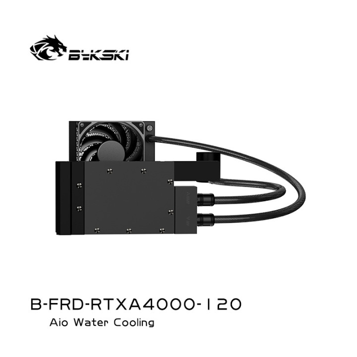 Bykski All-in-one GPU water cooling, For NVIDIA A4000, Water