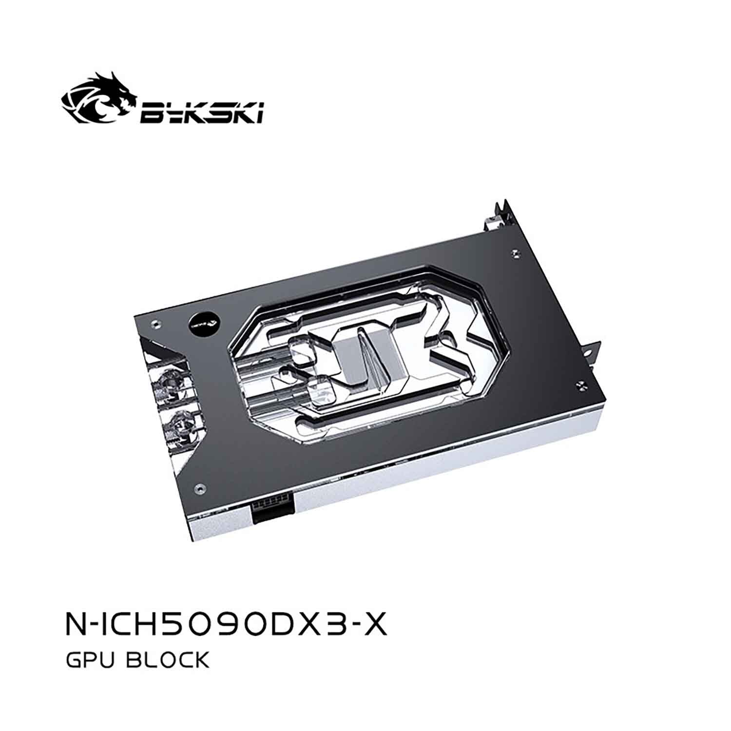 Bykski GPU Water Block For GeForce RTX 5090 Full Cover With Backplate PC  Water Cooling Cooler, N-ICH5090DX3-X