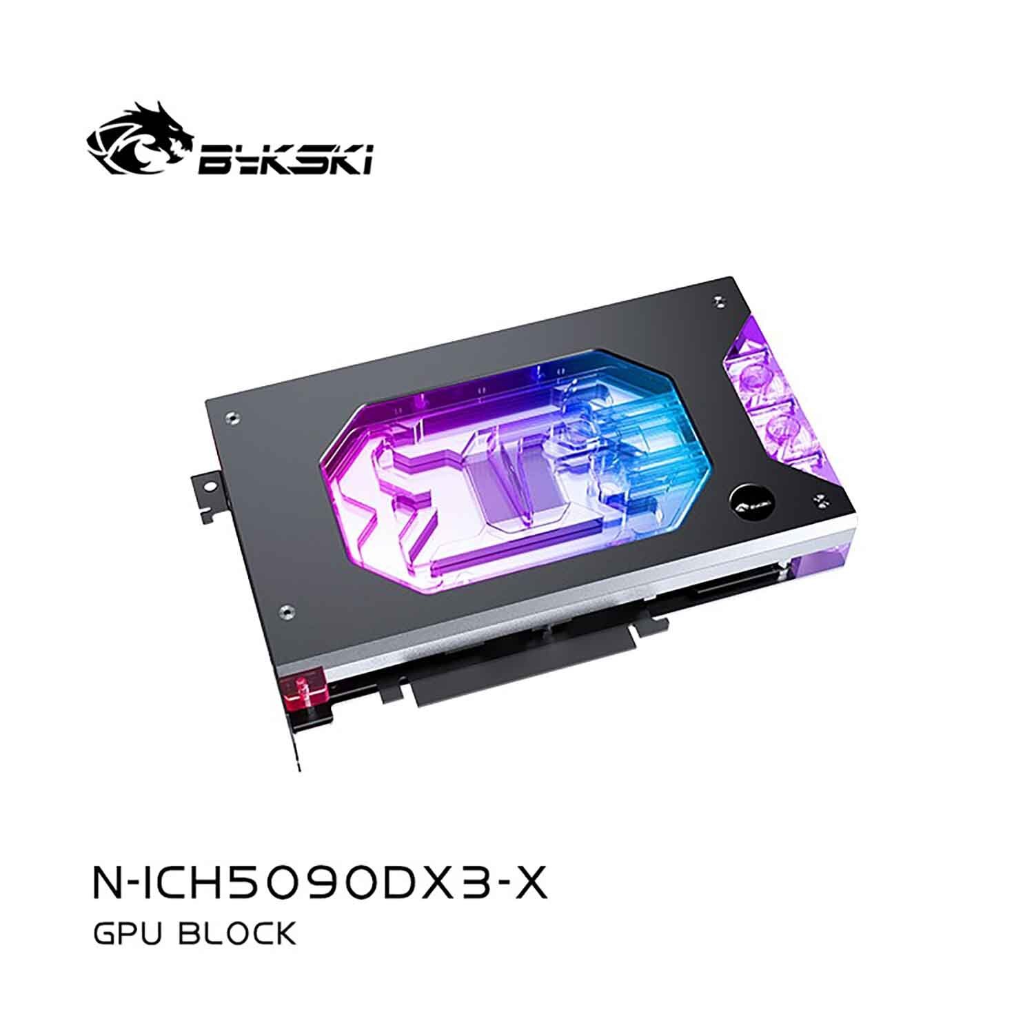 Bykski N-ICH5090DX3-X INNO3D MSI 5090 Water Block ARGB