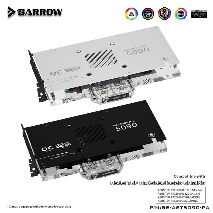 Barrow BS-AST5090-PA GPU Block - ASUS TUF RTX 5090