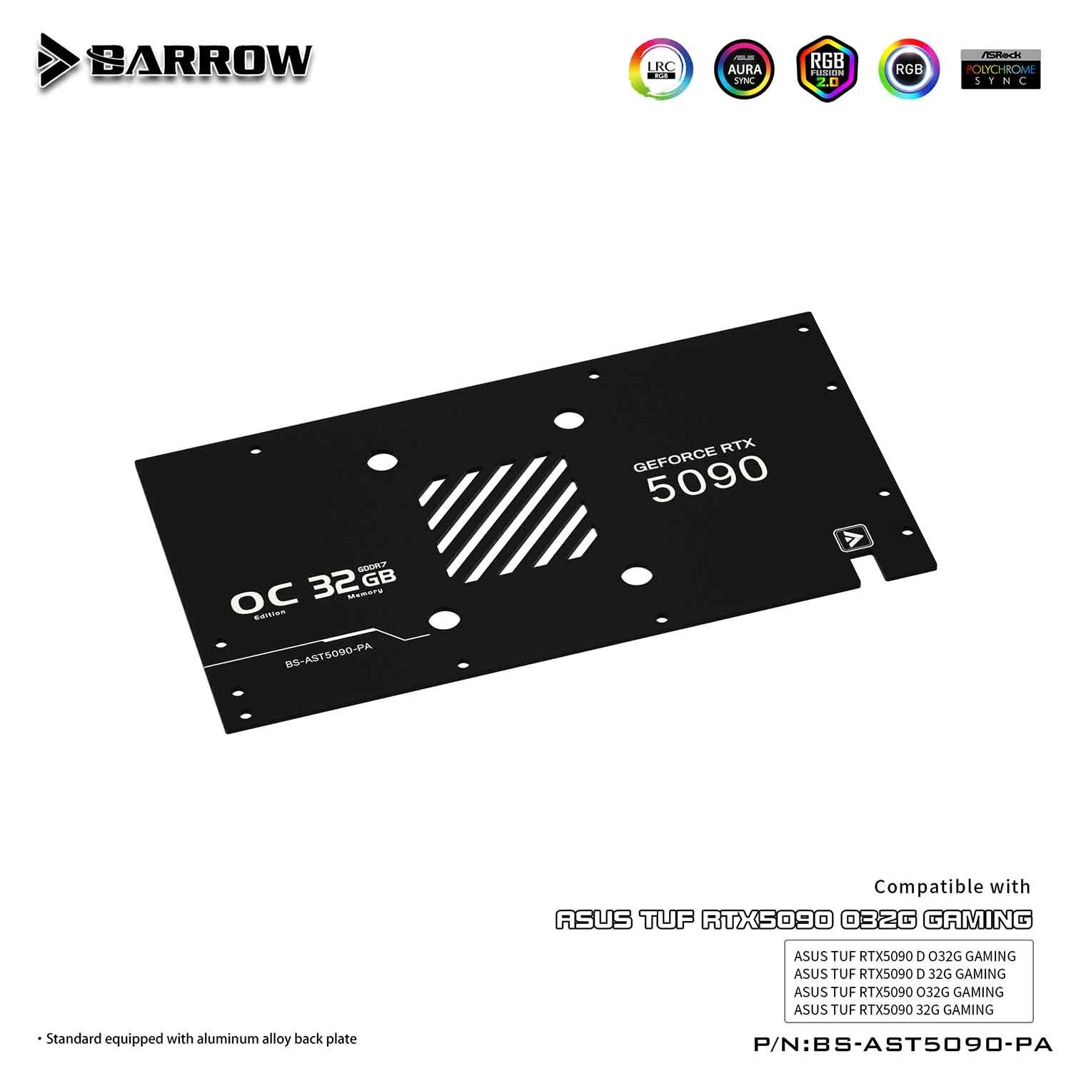 Barrow BS-AST5090-PA GPU Block - ASUS TUF RTX 5090