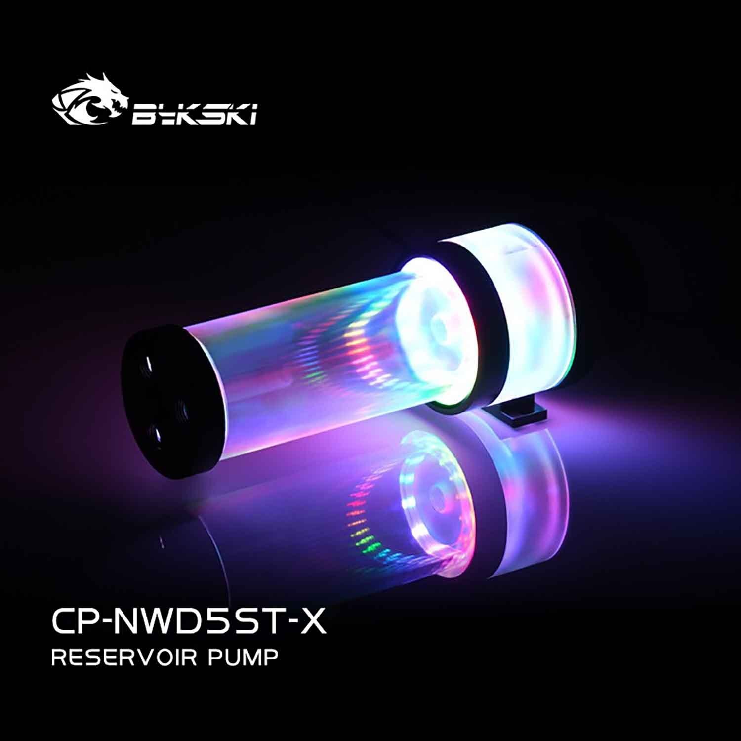 Bykski D5 Series Pump-Reserovir Combination With Lighting, Maximum