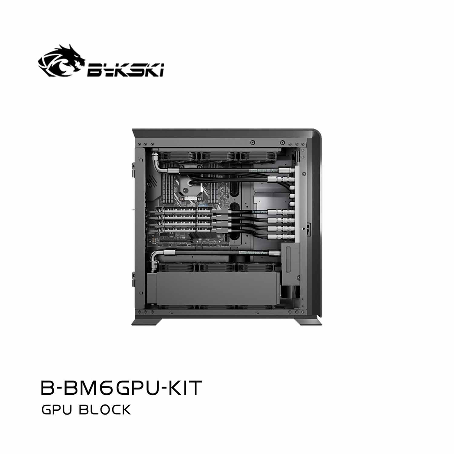 Bykski B-BM6GPU-KIT 4-6 GPU Server Cooling Kit