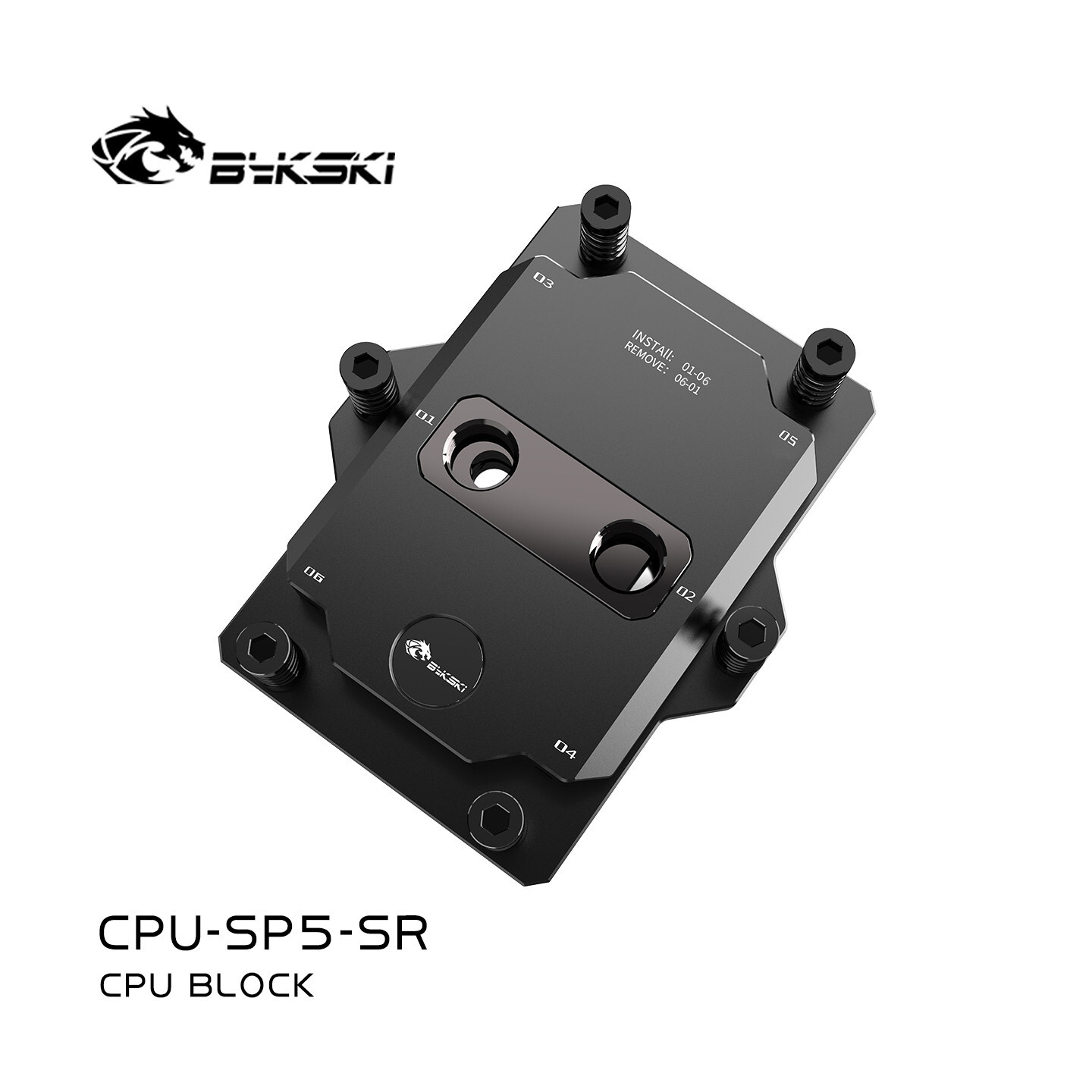 Bykski CPU Block For AMD SP5 Server, AI Cloud Server, W | FormulaMod