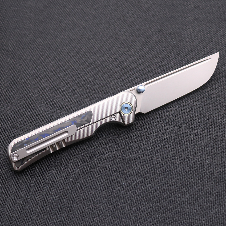 Miguron Knives Pagos Front Flipper Pocket Folding Knife 3.25" M390