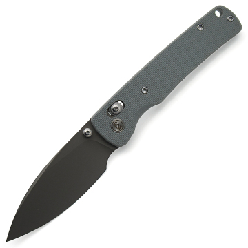 Dark grey PVD blade with grey G10 handle 817ADG