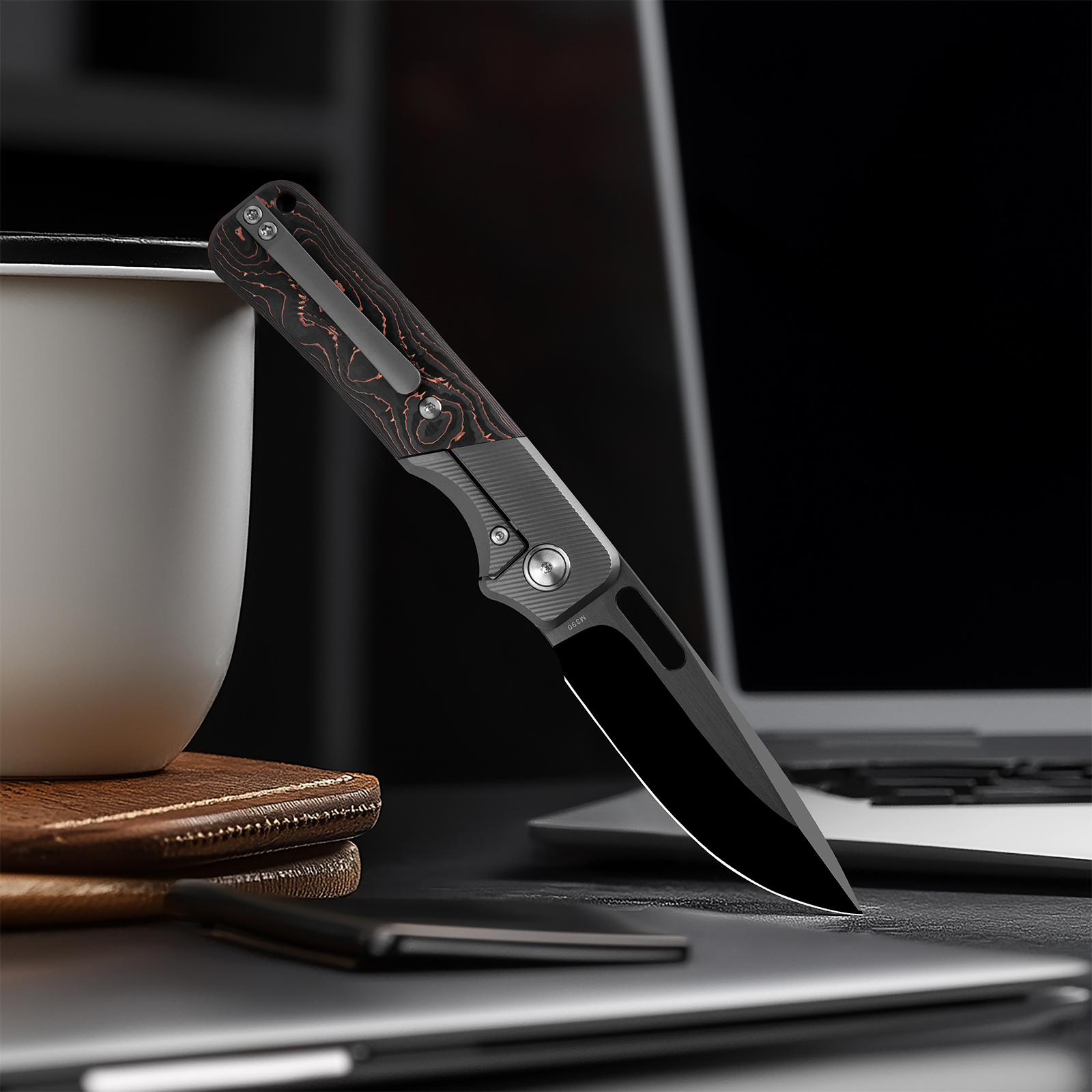 Ameight Knives Flix II Front Flipper Folding Knife 3.5